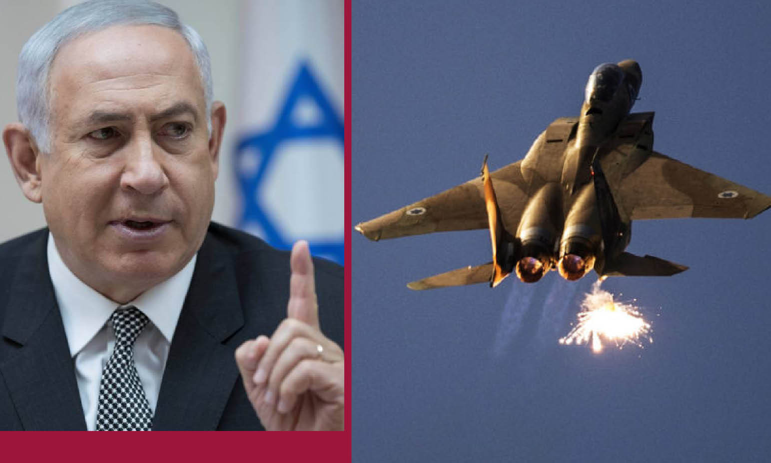 THE ZIONIST GANGSTER NETANYAHU ATTACKS SYRIA FOR TRIGGING HELL