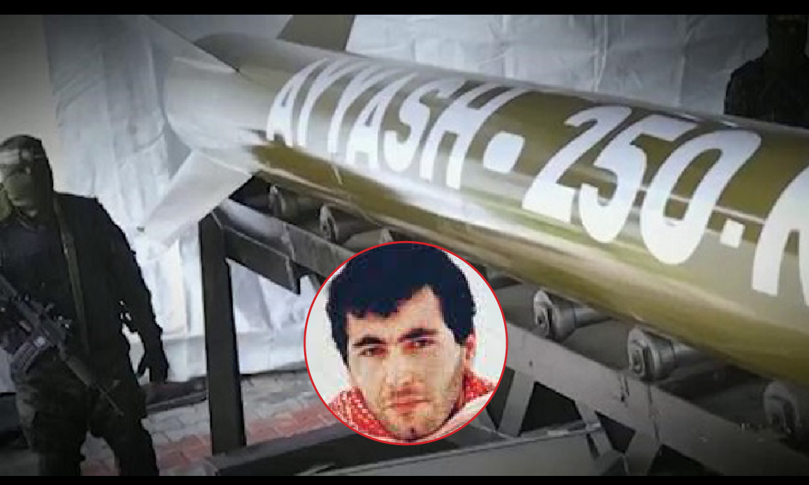 Ayyash: Hamas’ Missile Frightens Tel Aviv. Has 250 km of range. In memory of Palestinian Hero Killed by Israeli 007s