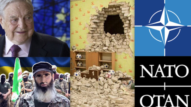 Ukraine: Bomb(?) on Kindergarten, Nato False-Flag & Jihadists. Sheikh Mansur Battalion Shielded by Soros-Us’ Media