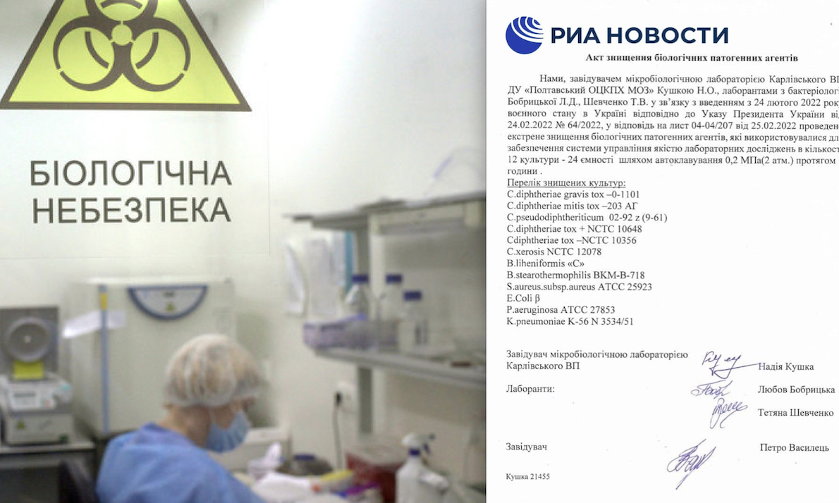 UKRAINE BIOLABS – 2. Disturbing Documents by Russia: “Kiev destroyed Evidence of US-funded Bioweapons Program”. SARS-2?