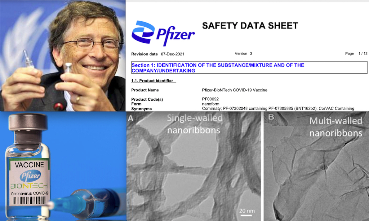 VACCINES & GRAPHENE – 1. Dangerous & Mysterious Nanoparticles inside mRNA Serum. “Toxicology NOT Thoroughly Investigated” Pfizer Wrote