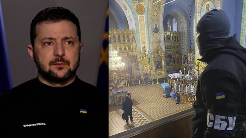 Zelensky backs Expulsion of Christian Monks after Seizing the Historic Kiev Pechersk Lavra Monastery