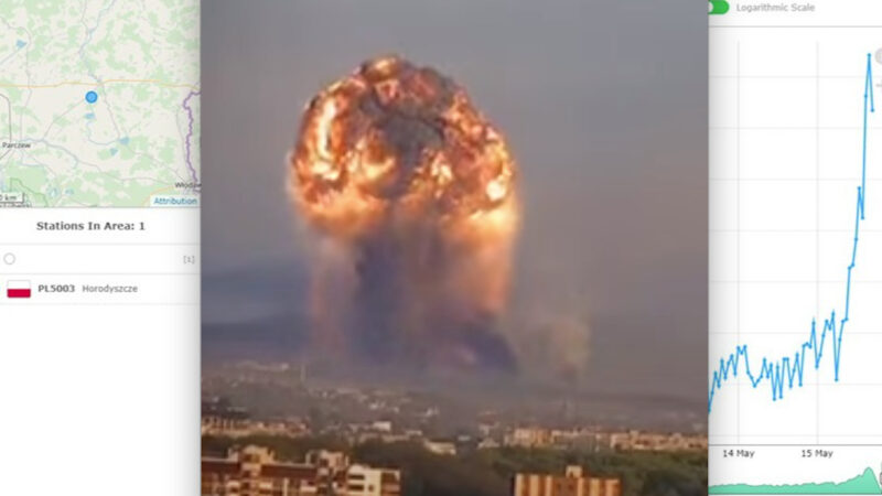 Depleted Uranium Cloud toward Europe: Expert’s Proofs! High Radioactivity Recorded by Monitors in Poland after Ammo Depot Destroyed in Ukraine