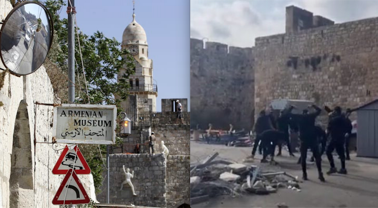 Christian Clerics Serious Injured in Jerusalem after an alleged Zionist Attack with Nerve Gas