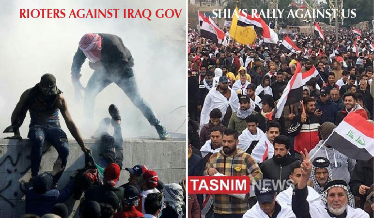 INFERNO DI TRUMP IN IRAQ! “Mercenari uccidono i rivoltosi, Miliziani Isis schierati”. Grande protesta Sciita contro gli Usa