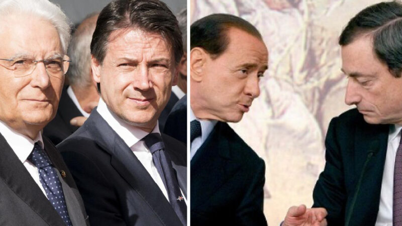 MEZZOGIORNO DI FUOCO: CONTE SI E’ DIMESSO. Berlusconi già pronto al Nazareno Bis col PD… Per il mondialista Draghi premier?