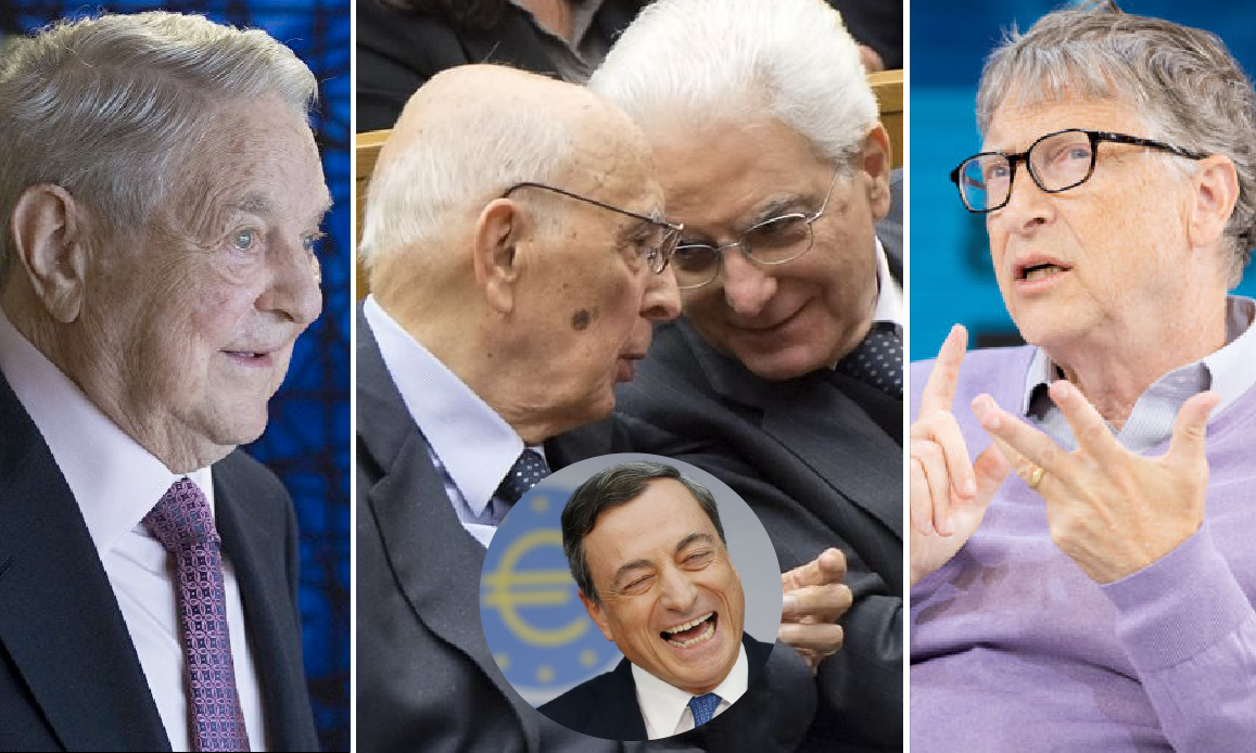 NWO CONTRO L’ITALIA – 1. I 4 Burattinai di Draghi e dei Ministri Tecnici. Riconferma al pandemista Speranza voluta da Mattarella