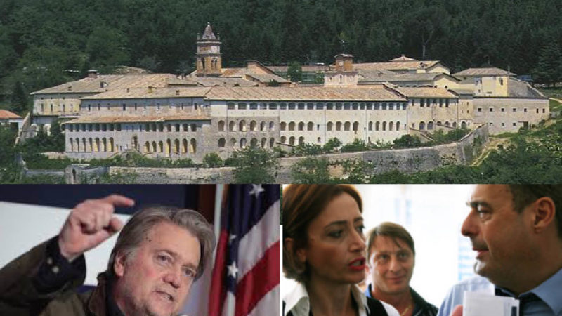 BATTLE FOR ITALIAN MONASTERY: Bannon’s sovereign Christian gladiators against LGBT globalist cattoKomunists