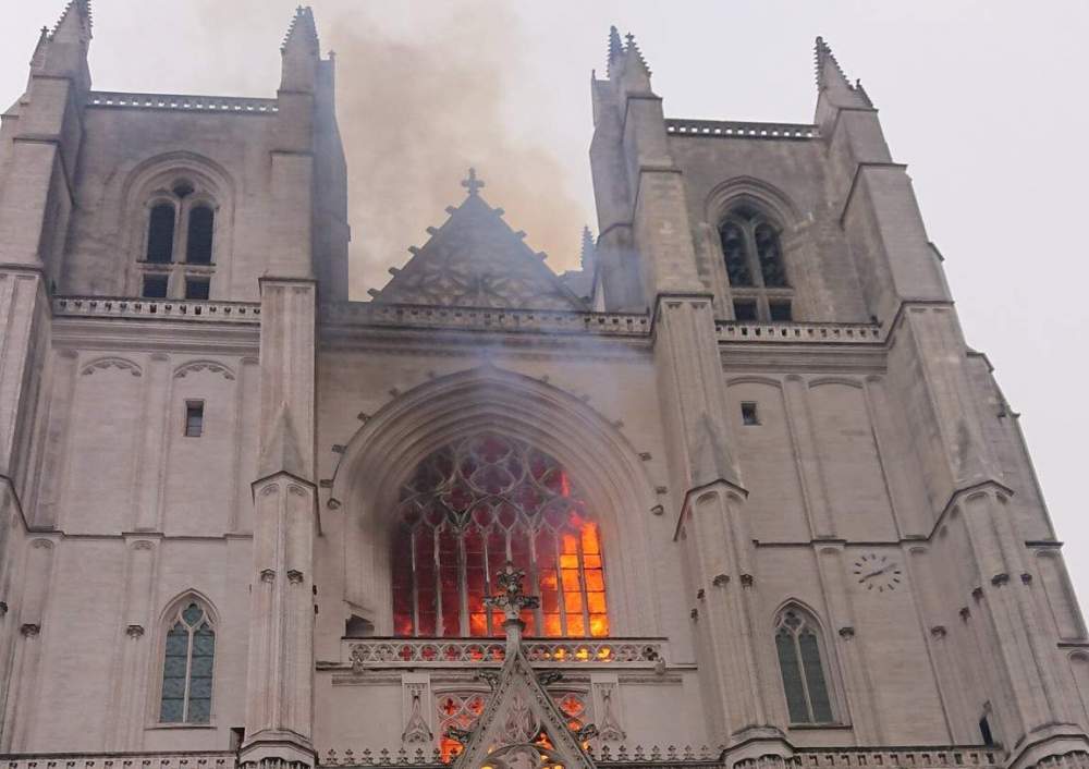 Nantes Cathedral’s Arson: African Arrested after Confession