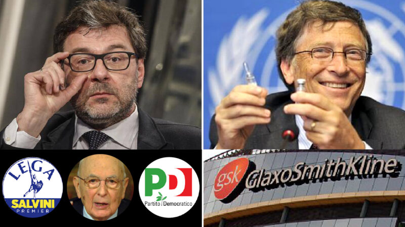 NWO’s Plot against Italy (X-file 3) – League’s Minister No More Populist: looks for production of Gates Big Pharma’s Vaccines