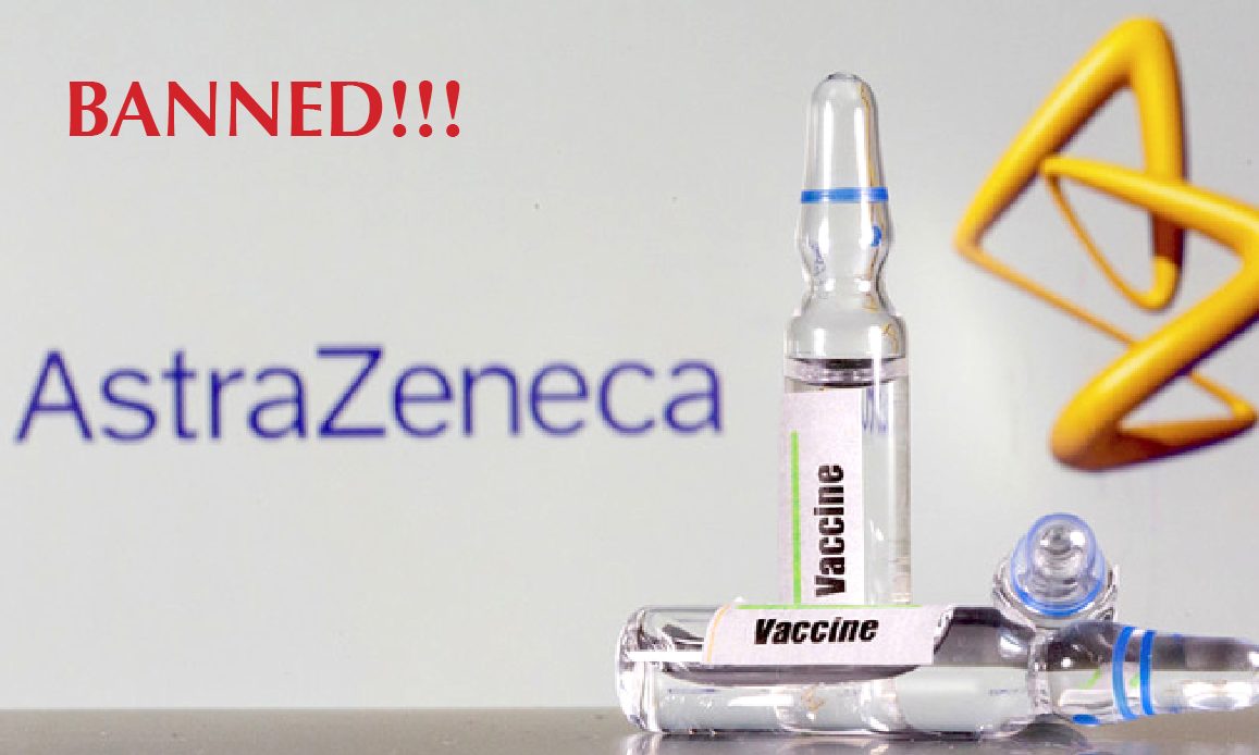 AstraZeneca Vaccines DISASTER! Stopped at all in Italy, Germany, French, Netherlands, Ireland. So in 12 EU countries (update)