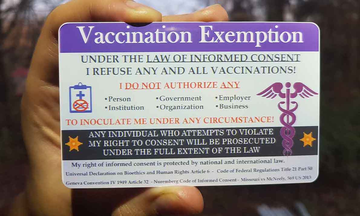 Vaccine Mandate Exemption Request promoted by a Hare Krsna Movement Fellow