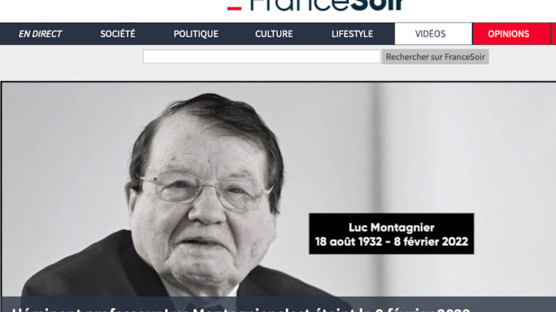 VIROLOGIST MONTAGNIER DIED SUDDENLY. Disappears Another Scientist who denounced the Manmade SARS-2 and the Vaccines’ Risks