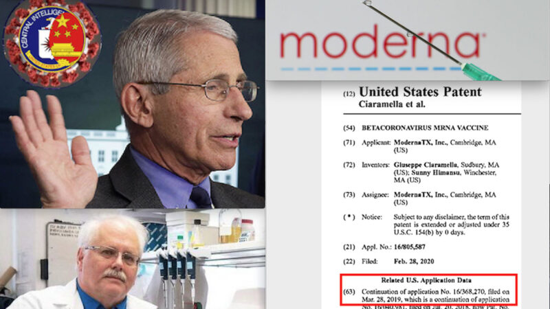 WUHAN-GATES – 48. Moderna Vaccine Patented 9 Months Before Pandemic. Thanks to the Fauci-Baric’ Manmade SARS Viruses