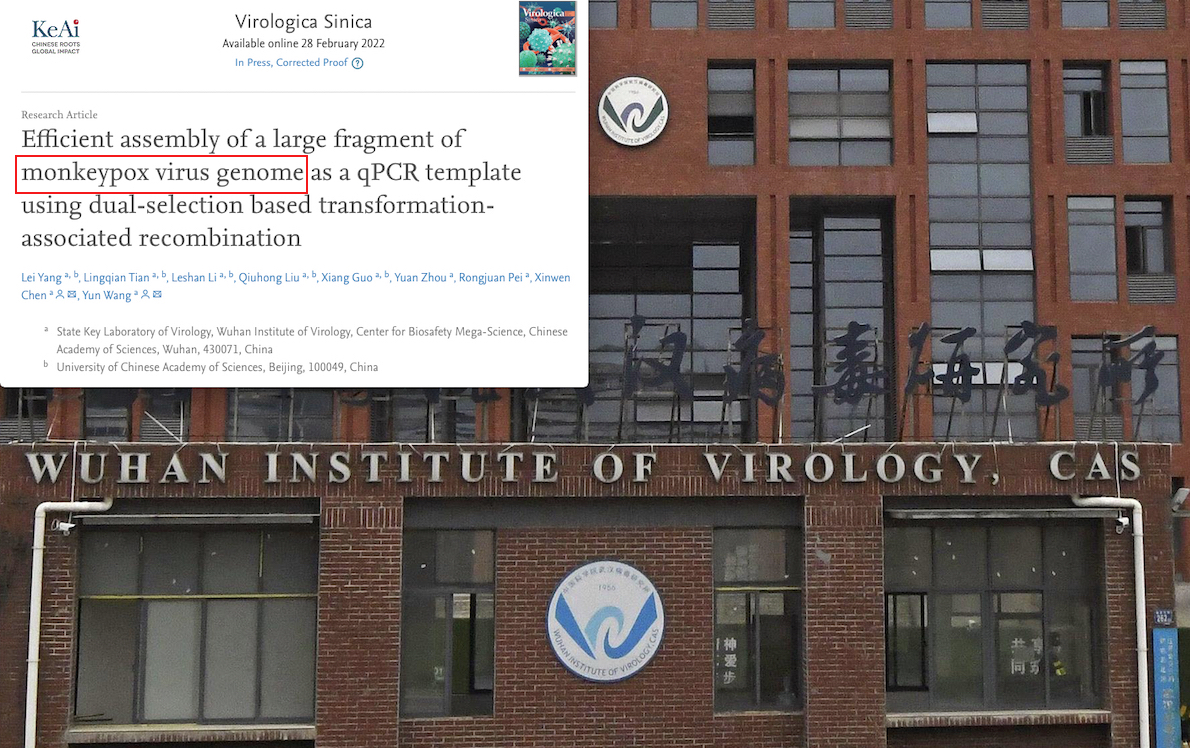 BREAKING! A Contagious MonkeyPox Genome Assembled AGAIN in Wuhan Institute of Virology before the Outbreak! Plot or False-Flag?