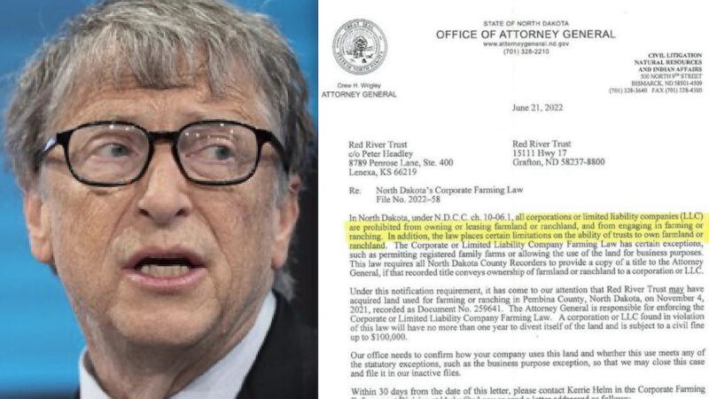 Bill Gates Farmland Purchase Comes Under Investigation by North Dakota AG