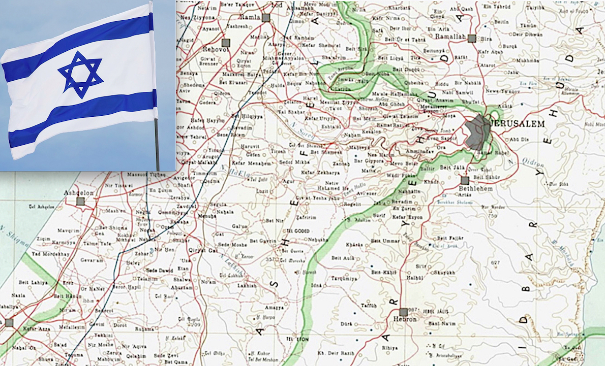 THE ZIONIST DENIAL OF HISTORY: Israel is Banning Schools from Using Maps that Show its pre-1967 borders