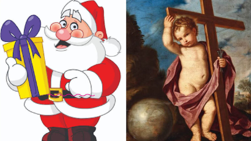 No-Gender Santa Claus to Kill Child Jesus. Shady Masonic Conspiracy for LGBT Propaganda even in Christmas