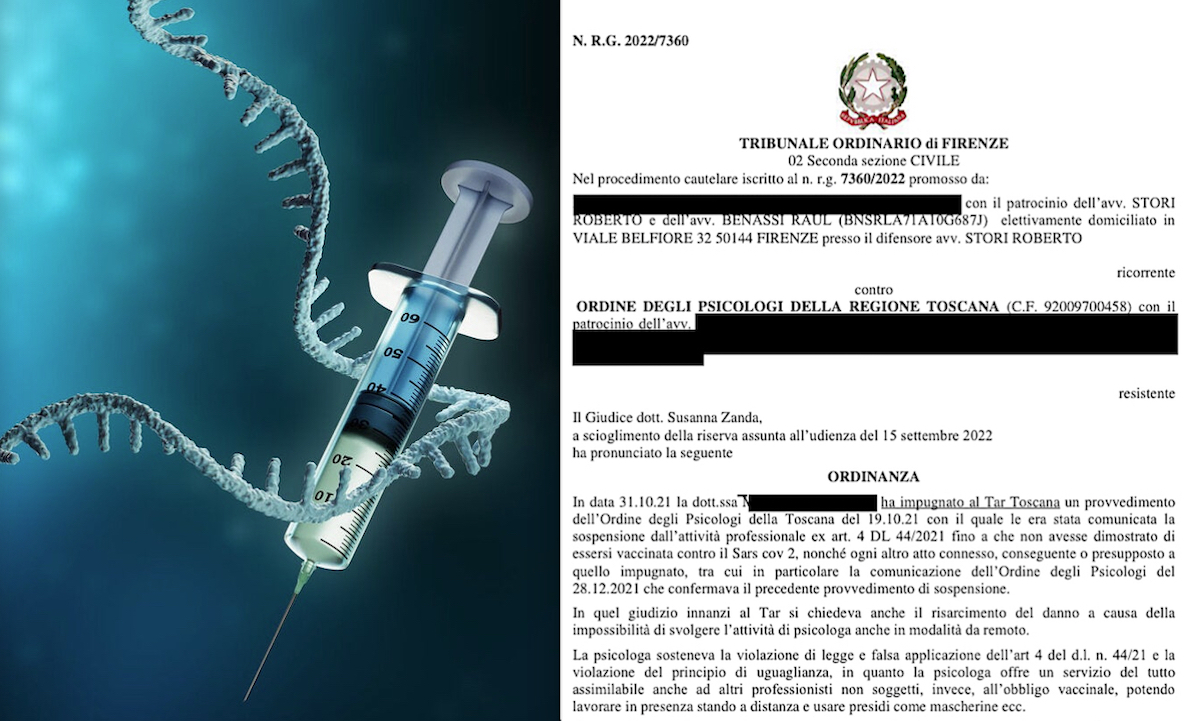 Serious Injuries and Deaths due to Vaccines’ Adverse Reactions: Italian Judge urged Rome Prosecutor to Investigate