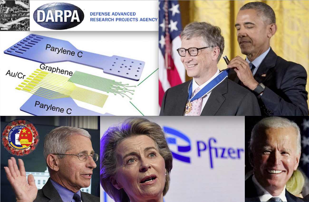 WUHAN-GATES – 61. THE HUGE NWO PLOT TO CONTROL BRAINS: SARS-Cov-2 by Fauci, Graphene by Darpa-Obama, Vaccines by Gates-Biden-EU