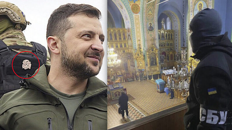 Zionist Zelensky Legitimized by West to Religious Persecutions despite UN Charlatan Resolutions: 61 Criminal Cases vs Orthodox in Kiev