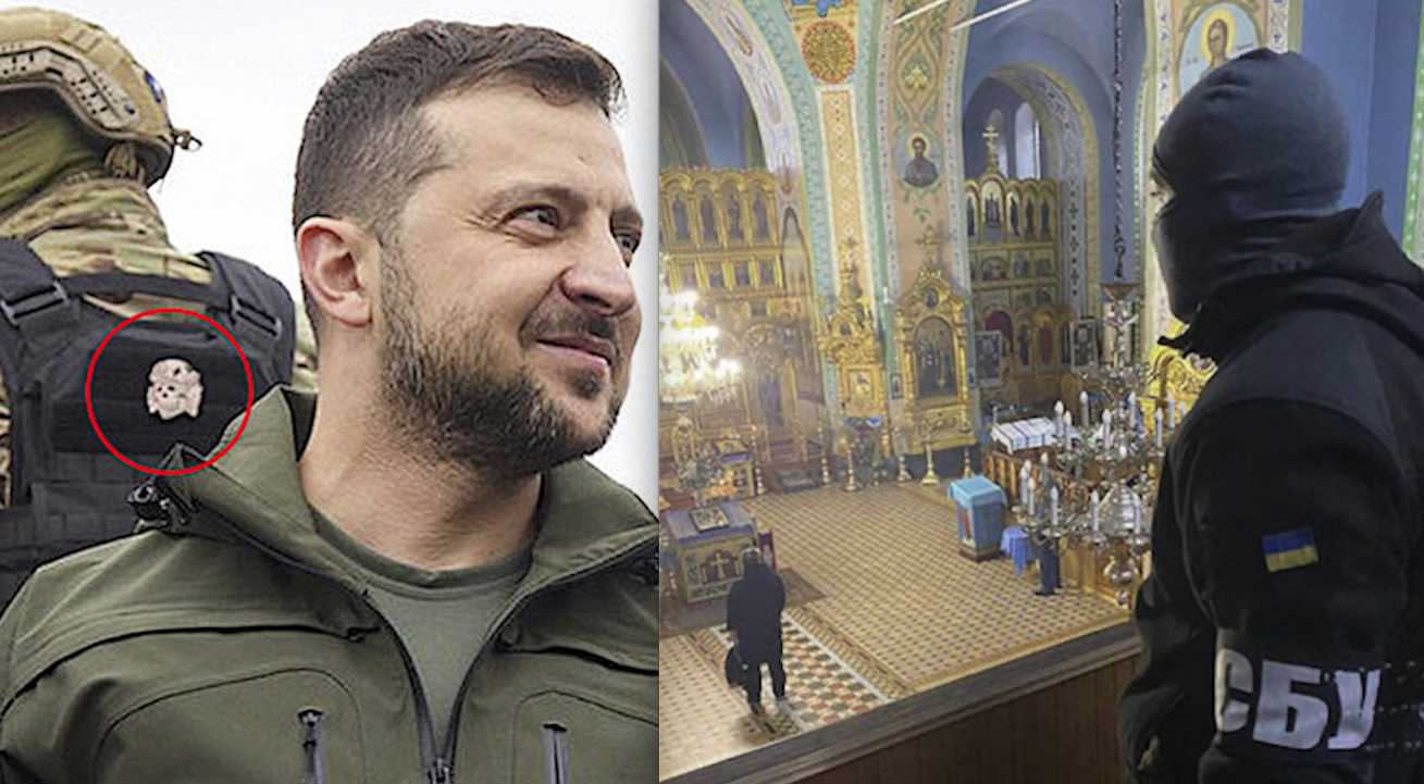 Zionist Zelensky Legitimized by West to Religious Persecutions despite UN Charlatan Resolutions: 61 Criminal Cases vs Orthodox in Kiev