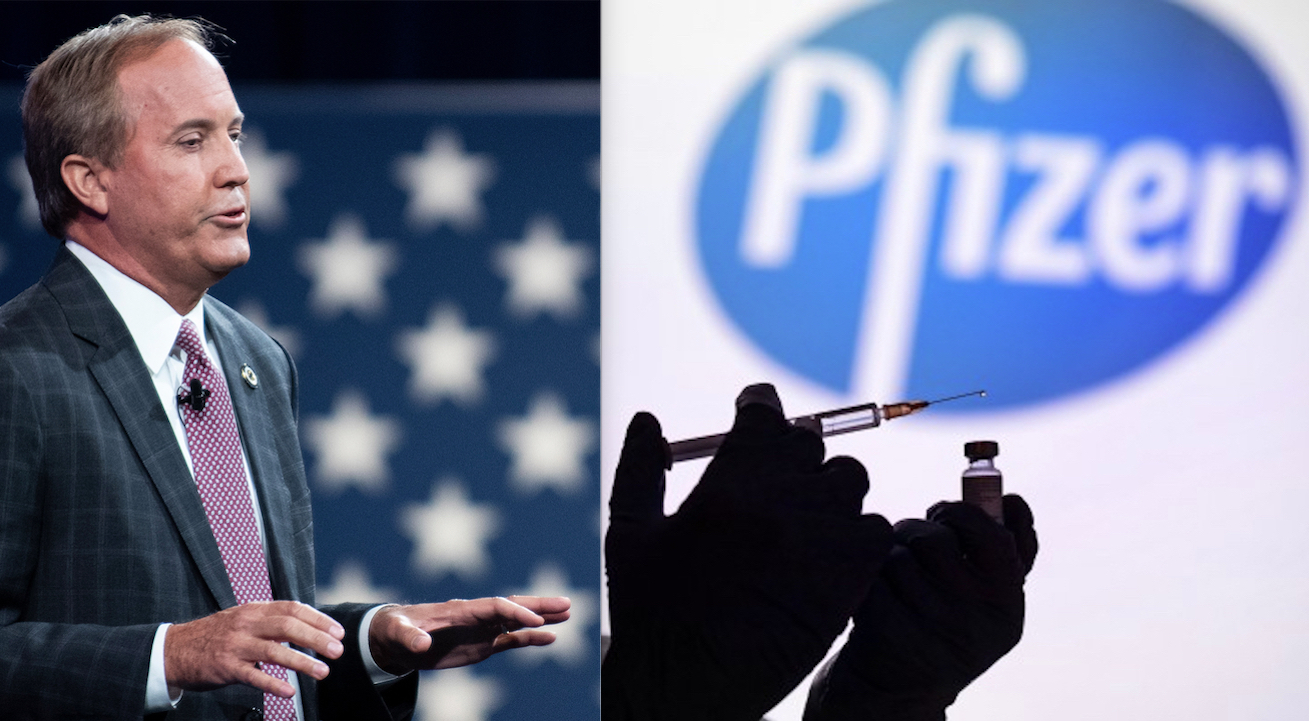 Bombshell! Texas Attorney General sues Pfizer on Covid Vaccine Efficacy and Conspiring