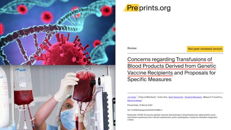 BOMBSHELL! “Cardiological Damages from Transfusions with Vaccinated Blood”. SOS inside a Disturbing Study by Japanese University Hospitals