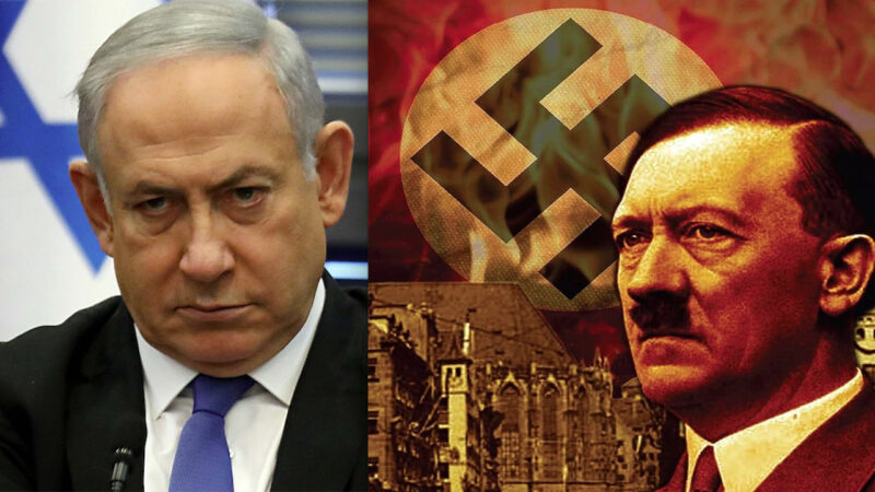 NETANYAHU Now is really Like his Idol HITLER. Neither ONU or Western Godfathers can STOP his GENOCIDE