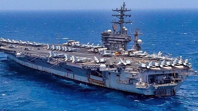 US Aircraft Carrier Eisenhower Escaped Far and halted Air Traffic for two days after Yemeni Rebels Attack