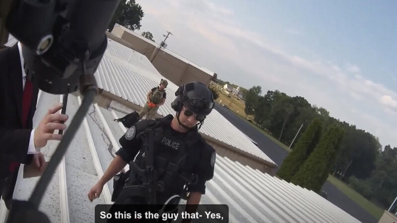 UPDATE – Body-cam Footage on Trump Case: Crooks Photographed by Counter-Sniper who Apparently Left its Post…