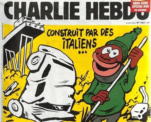 CHARLIE HEBDO VIOLENTA GENOVA