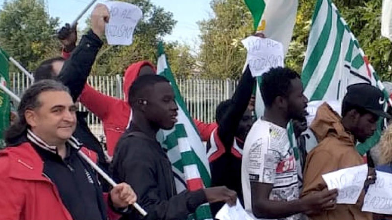 “FRASI RAZZISTE SUL LAVORO: A CASA 20 SENEGALESI”. ll centrodestra appoggia la protesta CISL mentre la CGIL si defila