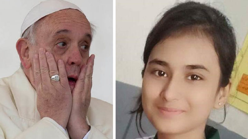 Appello al Papa per Huma Younas, la 14enne cristiana sequestrata e forzata all’Islam per sposare il rapitore