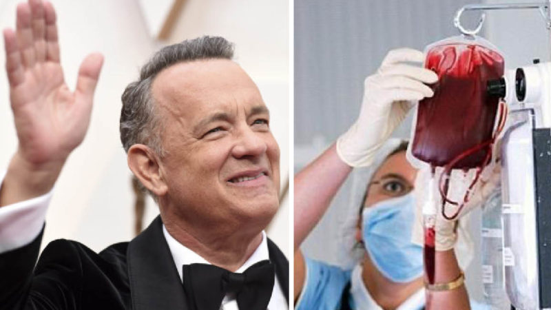 PLASMA DEI GUARITI SCONFIGGE COVID-19. Dopo i test a Pavia e Mantova la terapia in 116 università USA. Tom Hanks tra i donatori