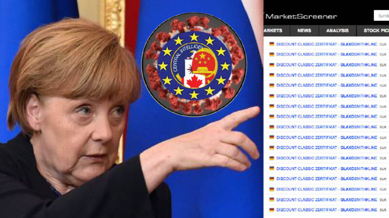 WUHAN-GATES – 13. Nuova Pandemia prevista dalla Merkel… Borse tedesche speculano su Big Pharma di Gates