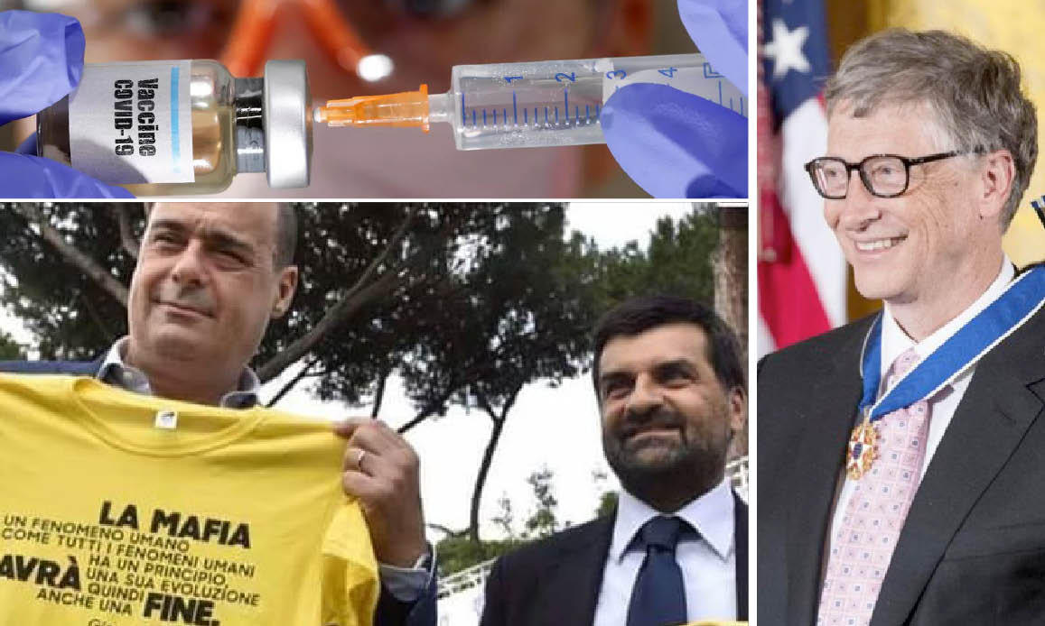 WUHAN-GATES -15. IMPOSTI ALL’ITALIA VACCINI COVID DI LOSCHE BIG PHARMA: Affarone DEM Gates-Zingaretti all’ombra di Palamara