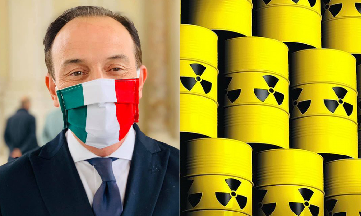 PIEMONTE A RISCHIO DISCARICA NUCLEARE! Roma sovrasta il governatore Cirio, succube inerme del premier Conte nella Pandemia