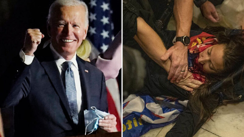 IL CONGRESSO USA DOPO L’ASSALTO ACCLAMA BIDEN PRESIDENTE. Vince il Deep State. Uccisa Veterana dell’Air Force pro-Trump (video shock). Altre 3 vittime