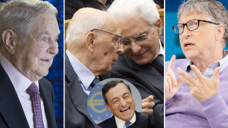 NWO CONTRO L’ITALIA – 1. I 4 Burattinai di Draghi e dei Ministri Tecnici. Riconferma al pandemista Speranza voluta da Mattarella