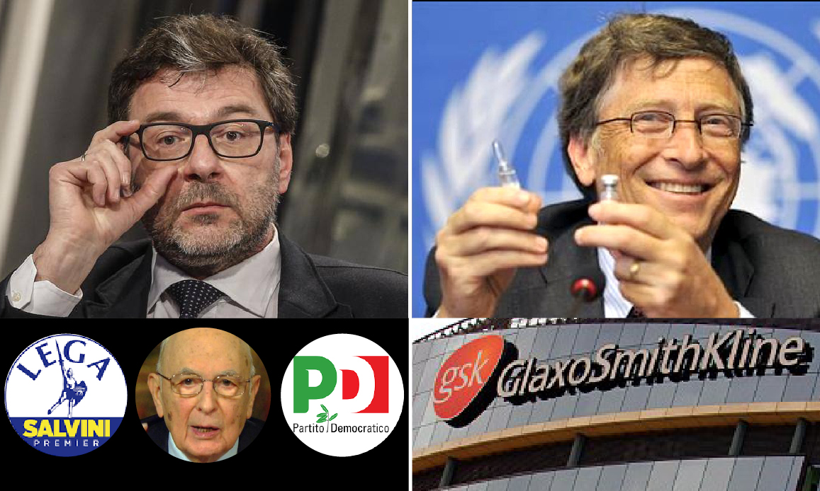 NWO CONTRO L’ITALIA – 3: LEGA SI SVENDE A BIG PHARMA. Vaccini di Gates nel mirino del ministro Giorgetti: fu tra i “Saggi” di Napolitano