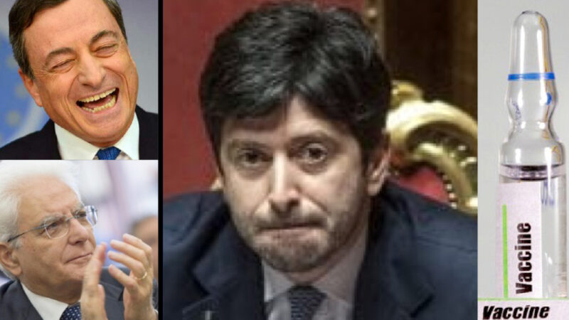 NWO CONTRO L’ITALIA – 4. MINISTRO CON LICENZA DI UCCIDERE! Paracetamolo invece di Cortisone. Ora vaccino AstraZeneca agli anziani dopo l’allarme EudraVigilance