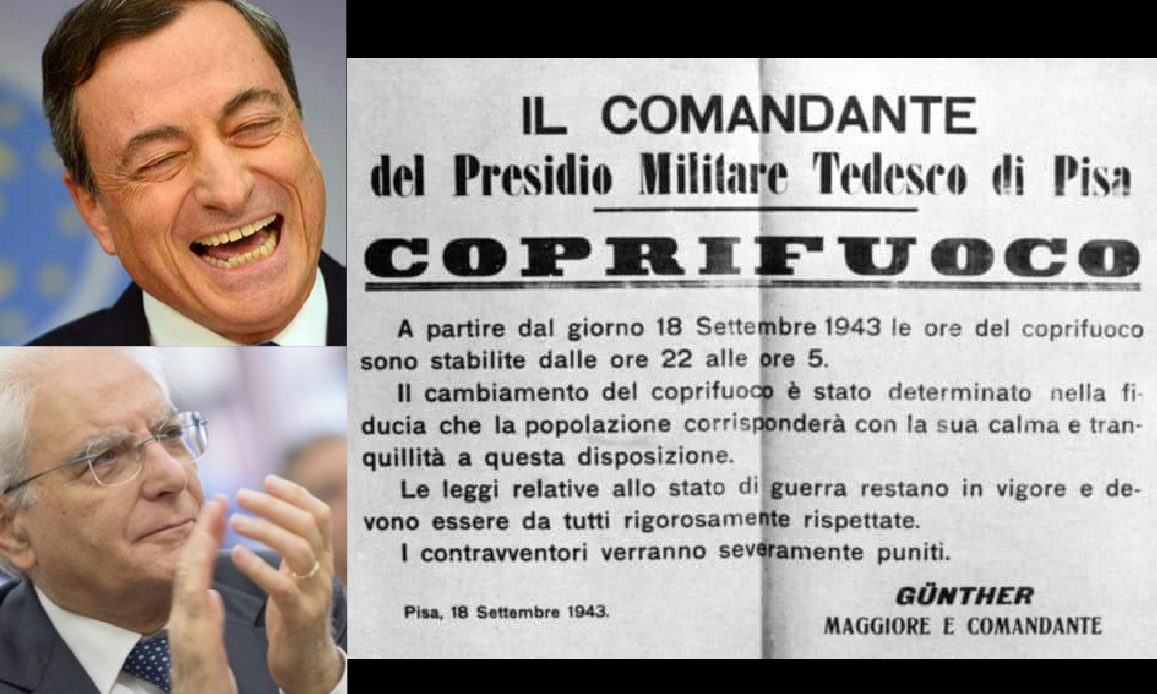 COPRIFUOCO NAZISTA! Diktat di Draghi umilia la Lega sull’ora d’aria in più. Si spacca il Parlamento tedesco