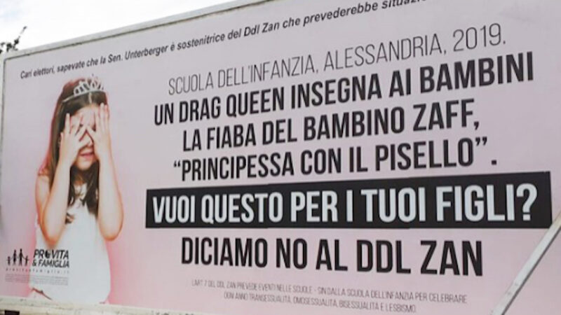 IL MAGISTRATO: “DDL ZAN, ATTACCO GAY AI CATTOLICI”. ProVita&Famiglia svela i Pericoli della Norma del leader Arcigay