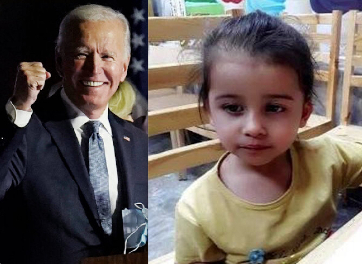 MALIKA, 2 ANNI, ASSASSINATA A KABUL COI FAMILIARI DAL DRONE DI BIDEN. Pentagono conferma la Strage di Innocenti