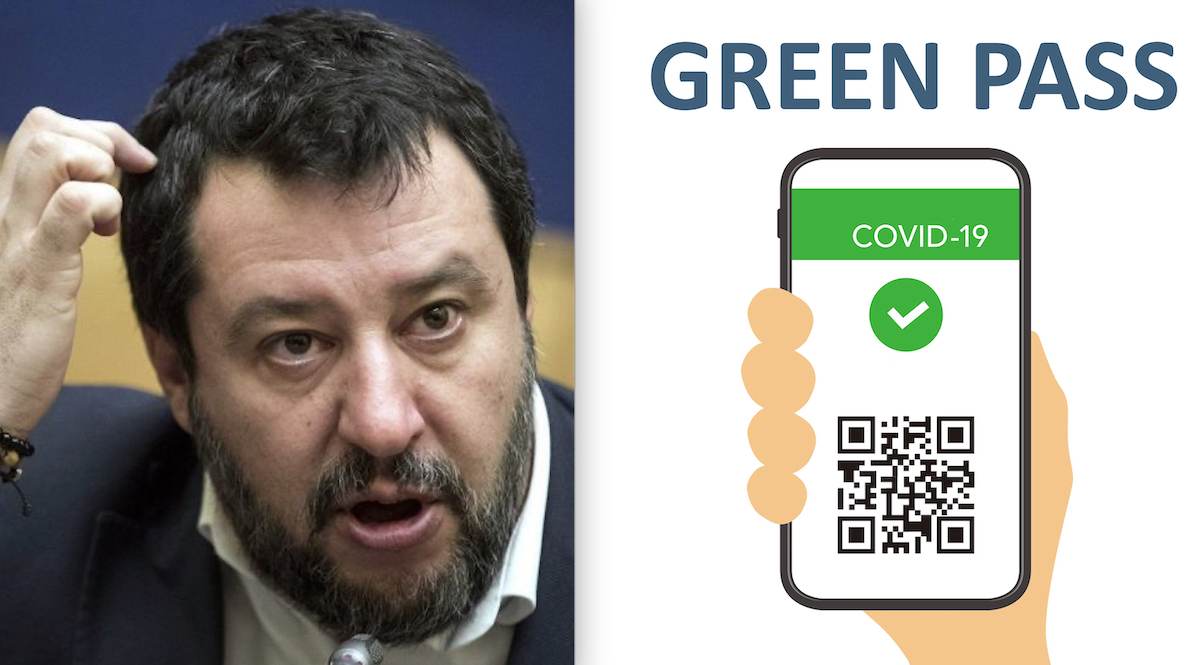 GREEN PASS A STATALI E PRIVATI: LA TOMBA DI SALVINI E LEGA. Per gli Affari di Big Pharma con Giorgetti