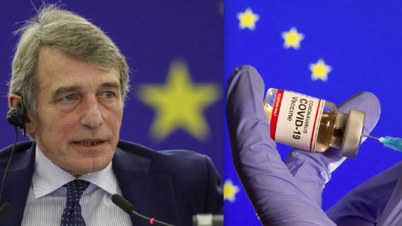 PARLAMENTO UE: SASSOLI MORTO DOPO I VACCINI. Gravi Problemi Immunitari previsti da Studio Cinese su Sieri mRNA