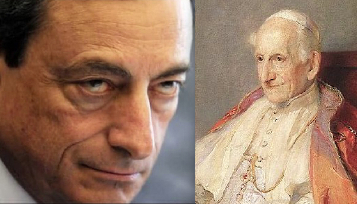 PANDEMIA, PERENNE REGIME DI TERRORE DEI DRAGHI. Profetica Scomunica della Massoneria di Papa Leone XIII…