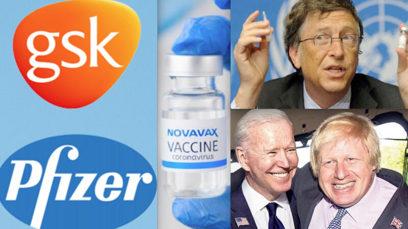 LA TRIADE DEI VACCINI. Intrighi Miliardari tra GSK, PFIZER, NOVAVAX con Lobby Sioniste, Gates, Biden & BoJo