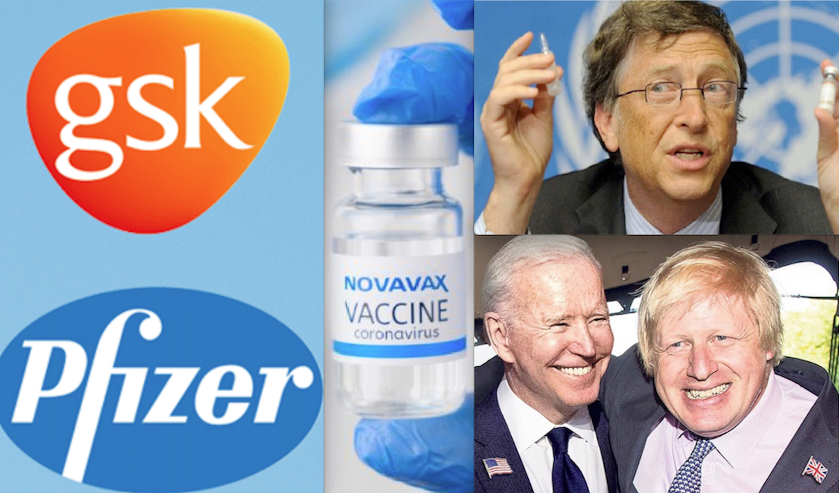 LA TRIADE DEI VACCINI. Intrighi Miliardari tra GSK, PFIZER, NOVAVAX con Lobby Sioniste, Gates, Biden & BoJo